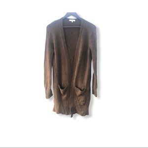 Madewell Long Cardigan Brown